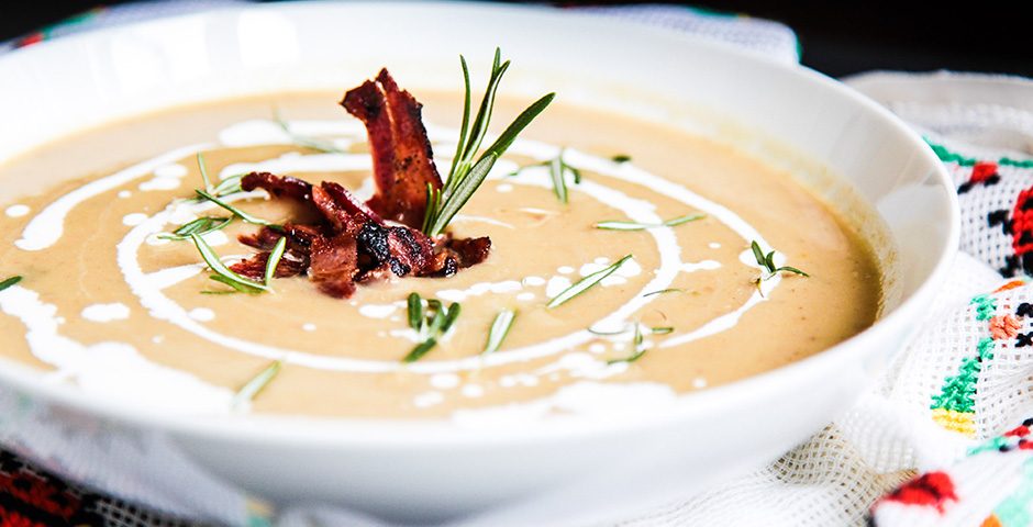 Herrliche Maroni-Maronensuppe im Winter