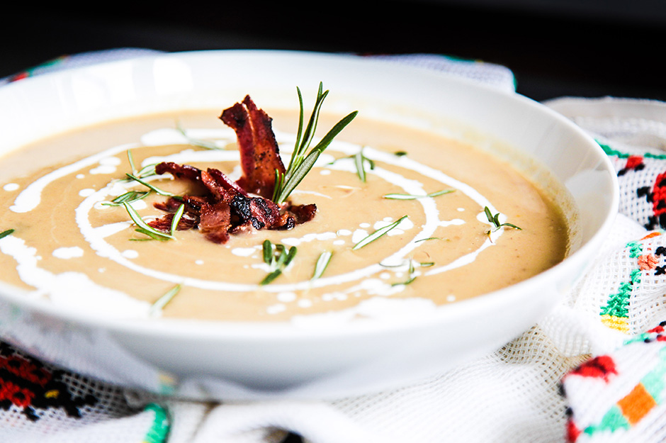 Herrliche Maroni-Maronensuppe im Winter