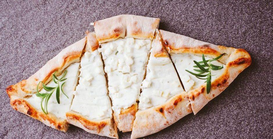 pide mit magermilchkäse